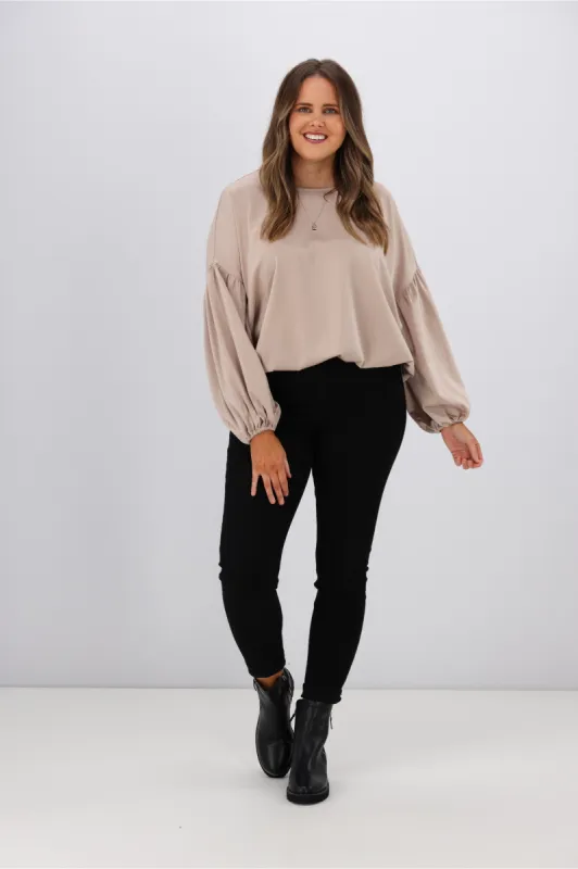 Stella + Gemma Theo Blouse Oyster sold by Shine On