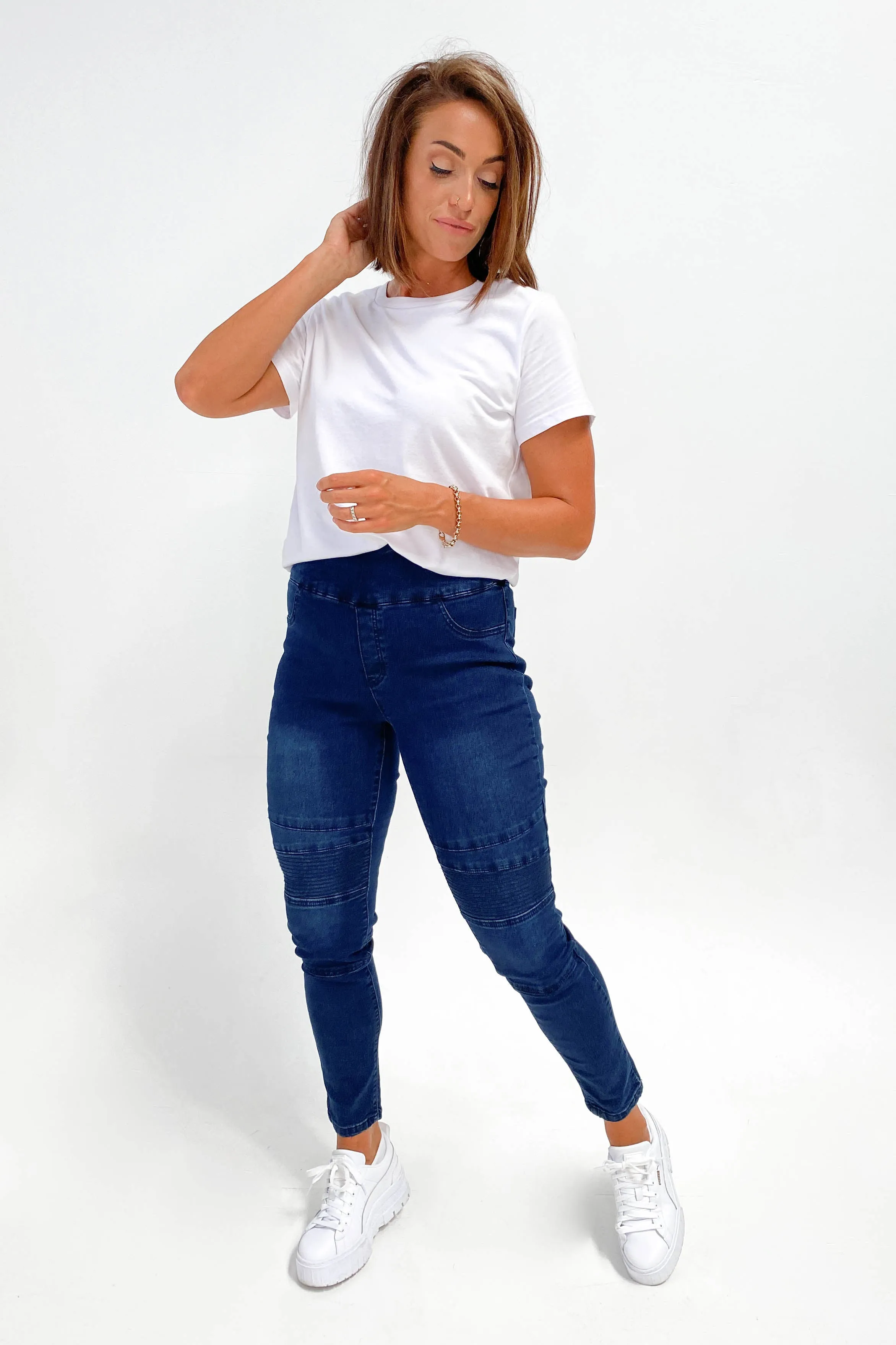 Wakee Lisa Stretch Denim Dark Blue sold by Shine On product image thumbnail 3