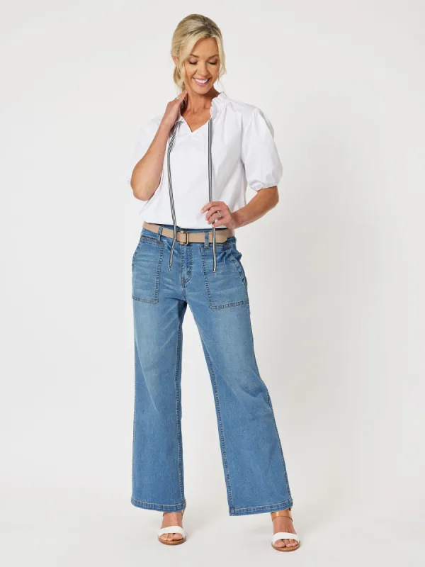 Gordon Smith Hudson Jean Blue sold by Shine On