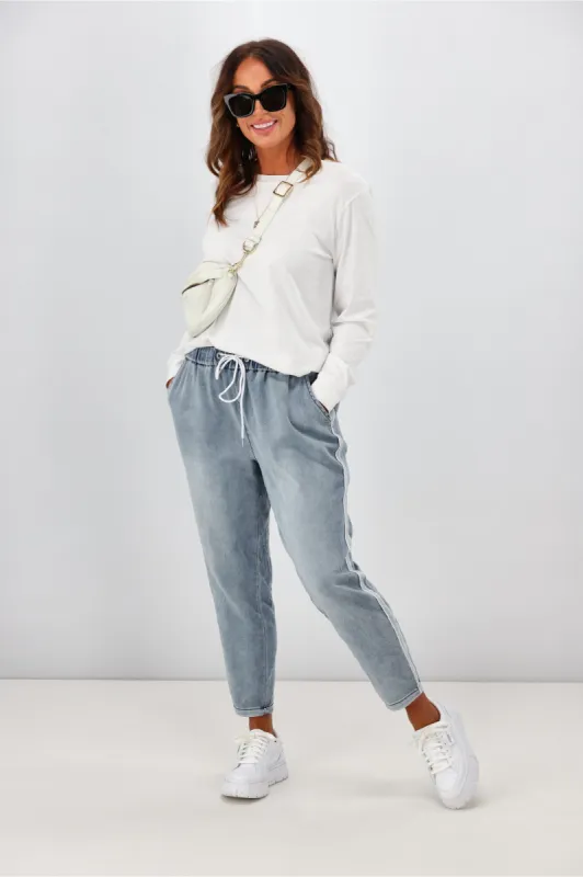 Betty Basics Brooks Jean Washed Blue sold by Shine On