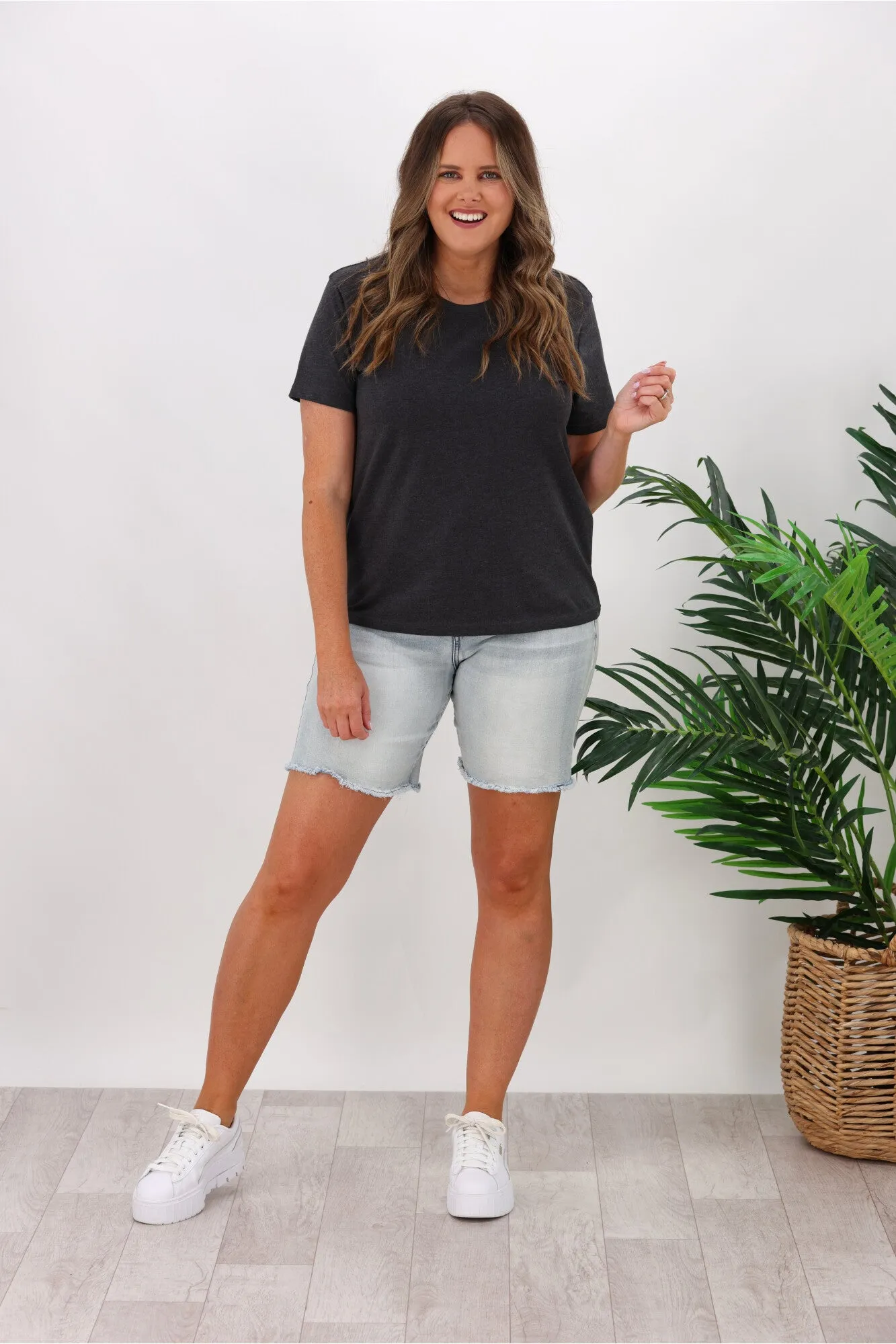 AS Colour Maple Tee Asphalt Marle sold by Shine On