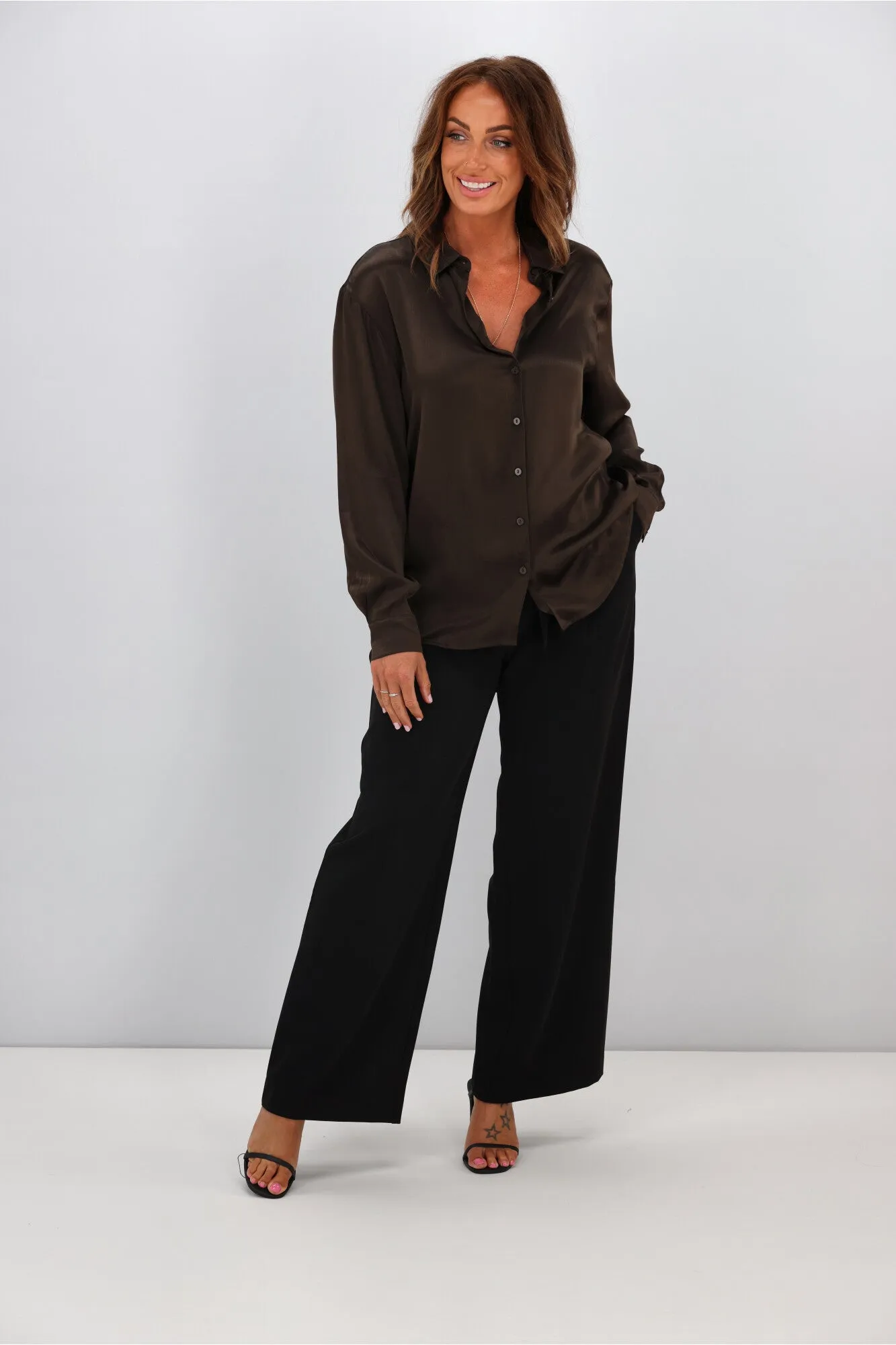 Jane James Halle Shirt Moss sold by Shine On product image thumbnail 5