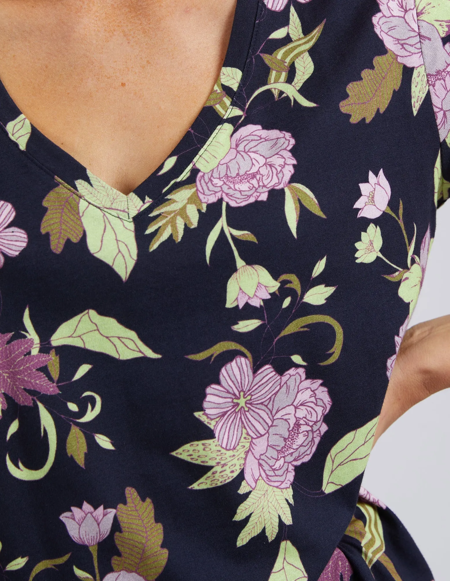 Elm Emmaline Vee Tee Navy sold by Shine On product image thumbnail 2