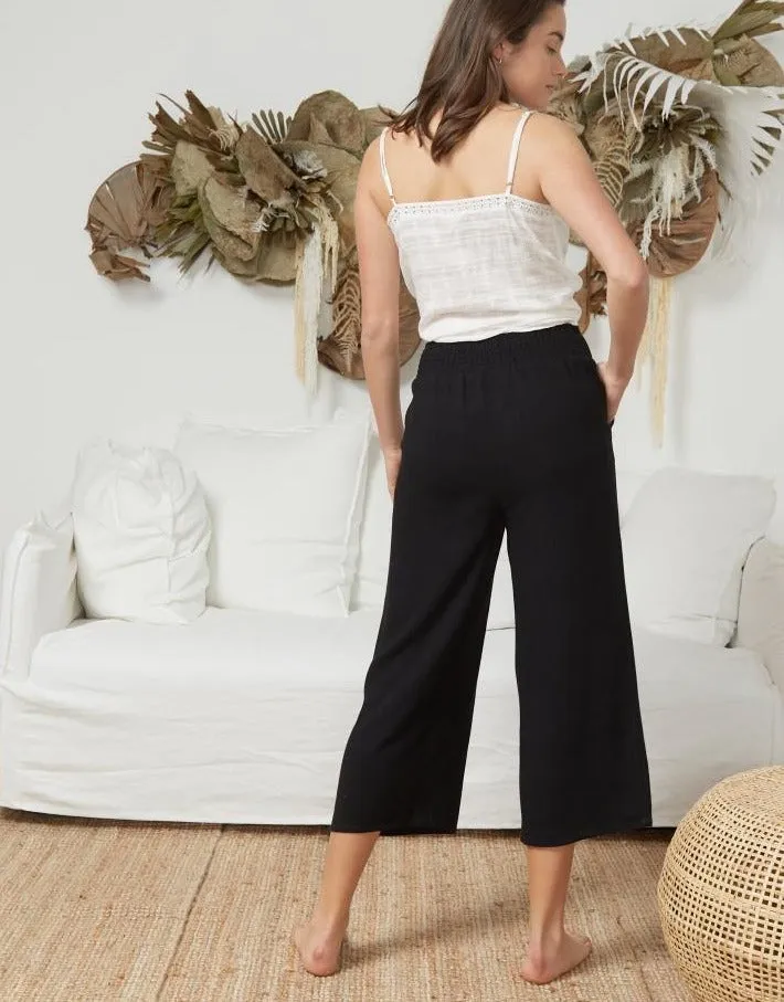 Iris Maxi Sammie Linen Pant Black sold by Shine On product image thumbnail 5