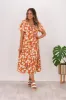 Miracle Filagree Button Dress Tan sold by Shine On