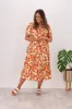 Miracle Filagree Button Dress Tan sold by Shine On