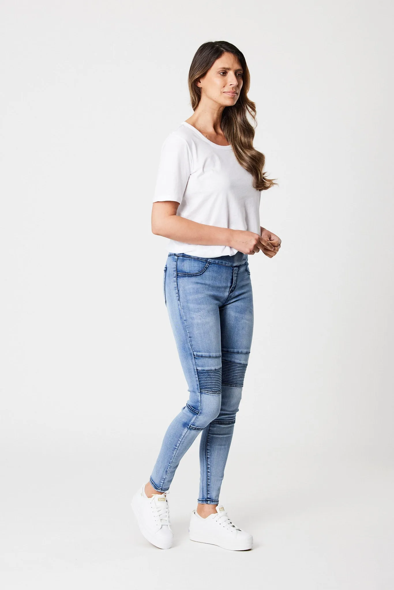 Wakee Lisa Stretch Denim Washed Blue sold by Shine On product image thumbnail 3