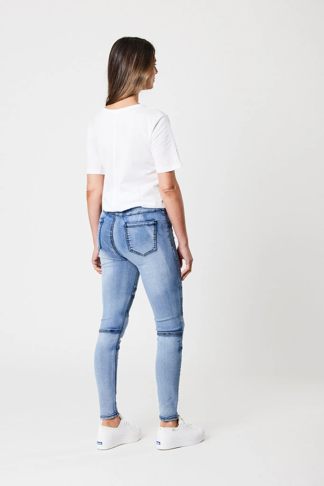 Wakee Lisa Stretch Denim Washed Blue sold by Shine On product image thumbnail 5