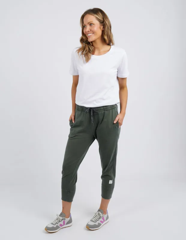 Elm Cloud Brunch Pant Dark Khaki sold by Shine On