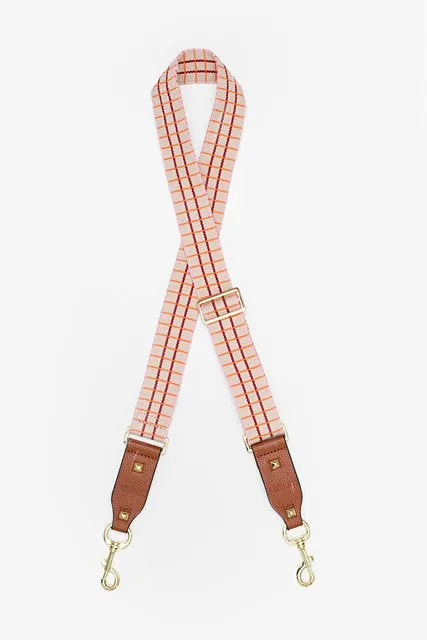 Antler Bag Strap Pink Red & OJ Grid sold by Shine On