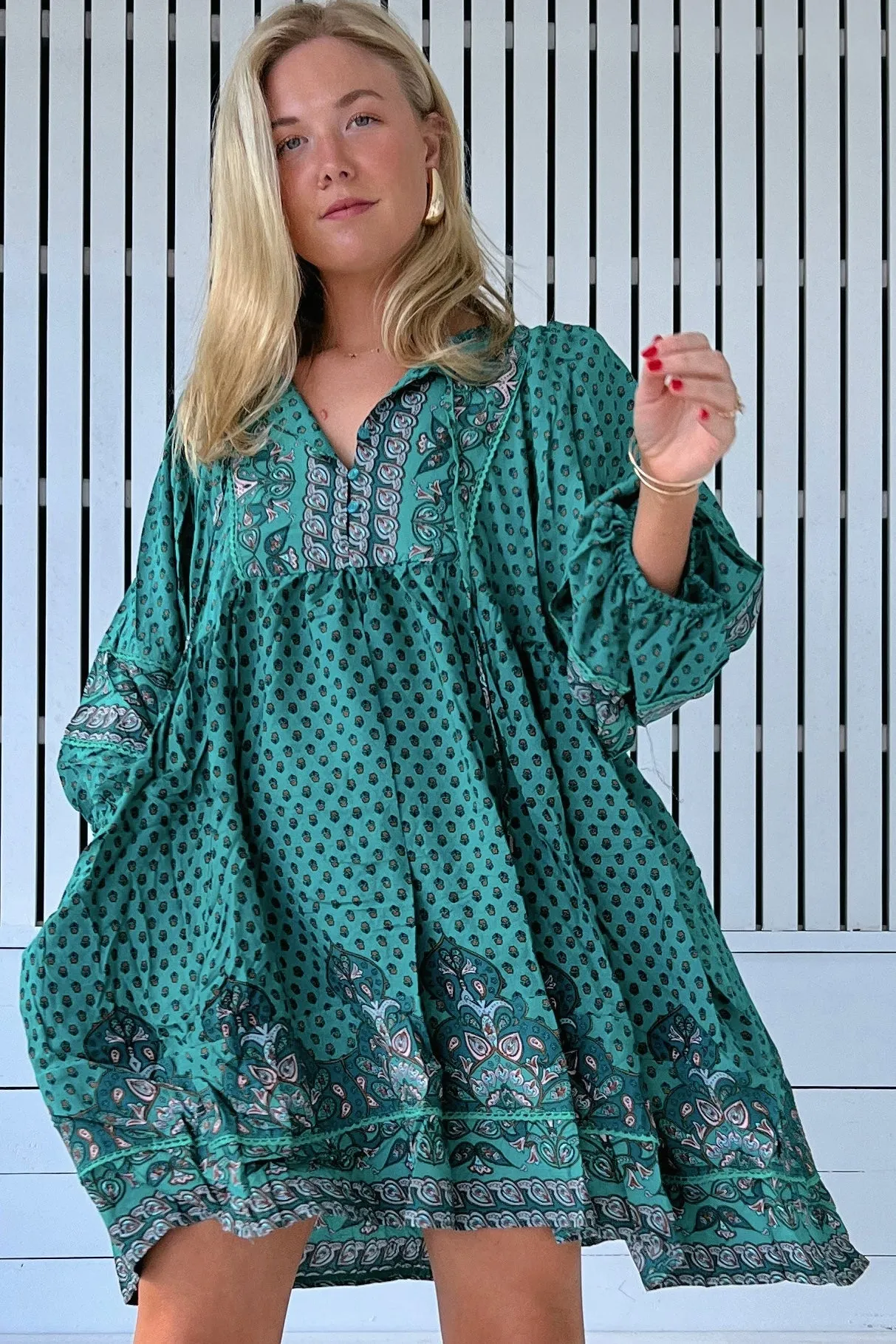 Jaase Adela Midi Dress Akira Print sold by Shine On product image thumbnail 3