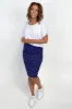 Betty Basics Nadia Skirt Navy Polka Dot sold by Shine On