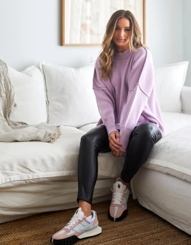 Sass Leora Knit Jumper Lilac sold by Shine On