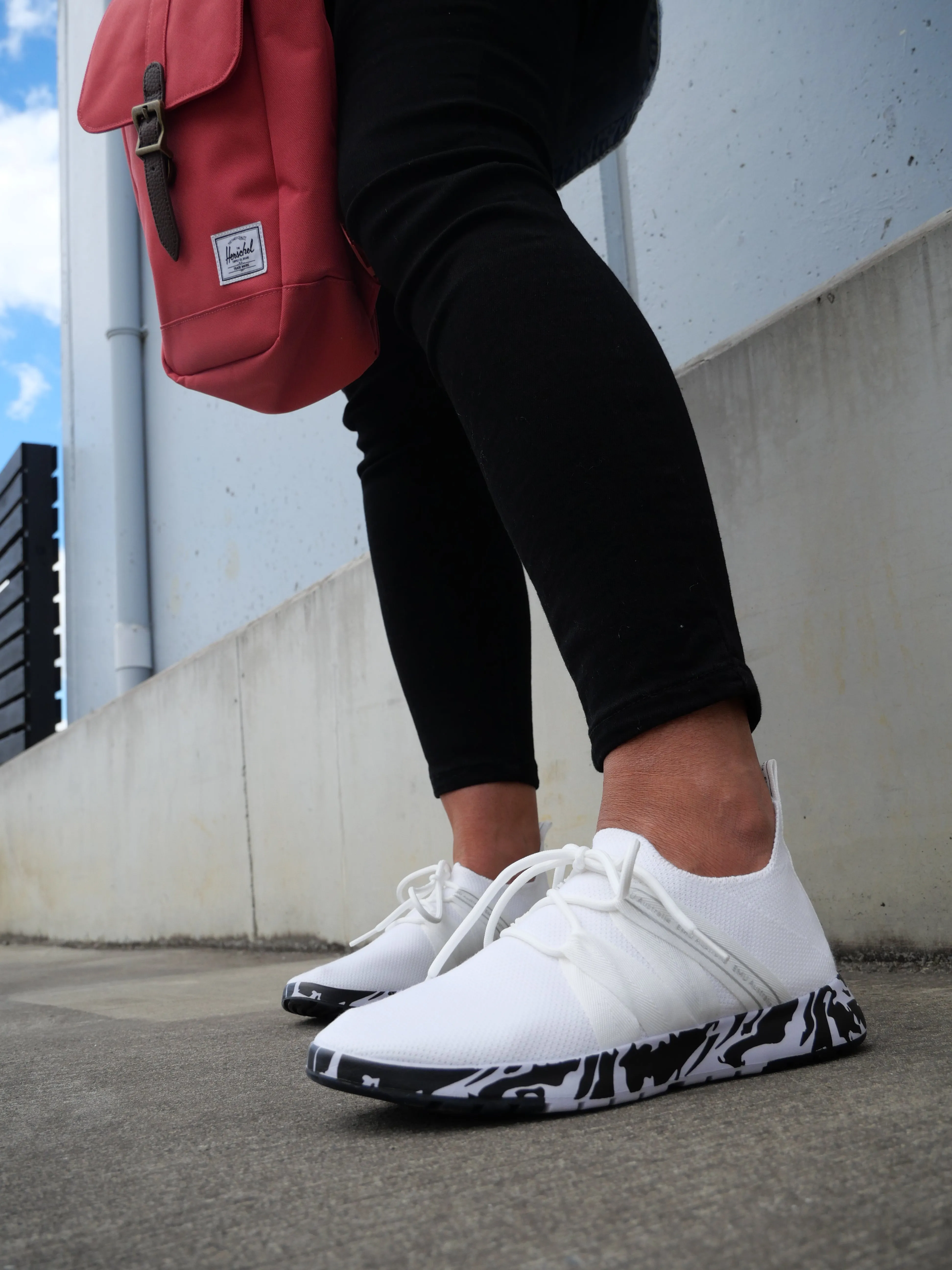 Emu Leura Swirl Sneaker White sold by Shine On