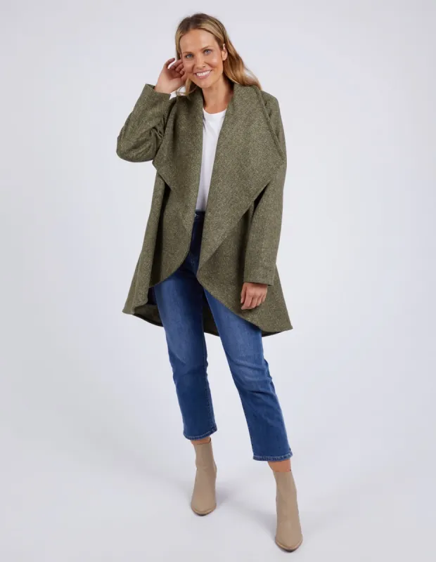 Elm Abigail Coat Clover Marle sold by Shine On