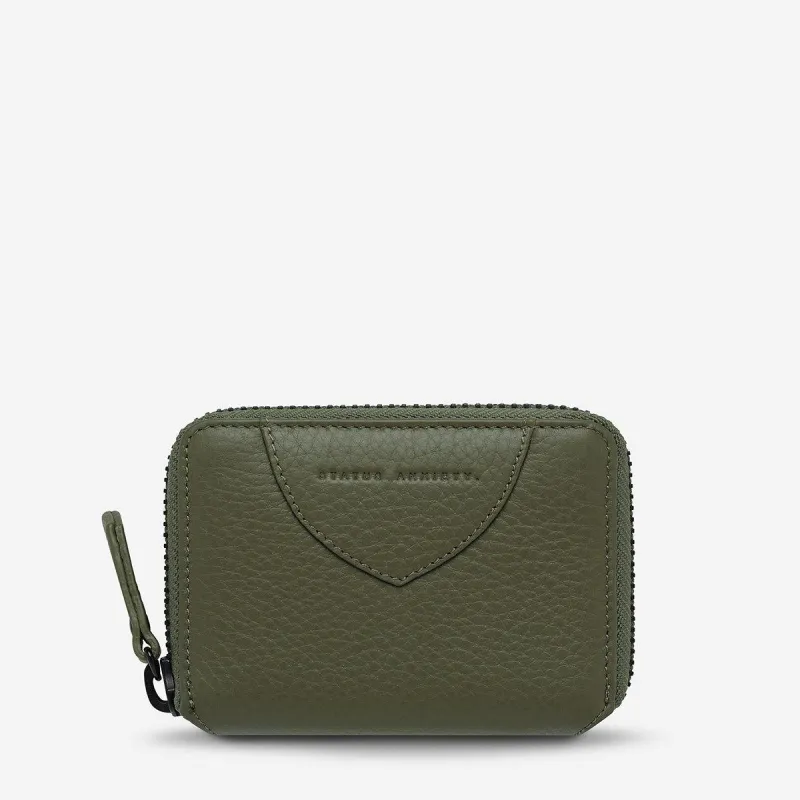 Status Anxiety Wayward Wallet Khaki sold by Shine On