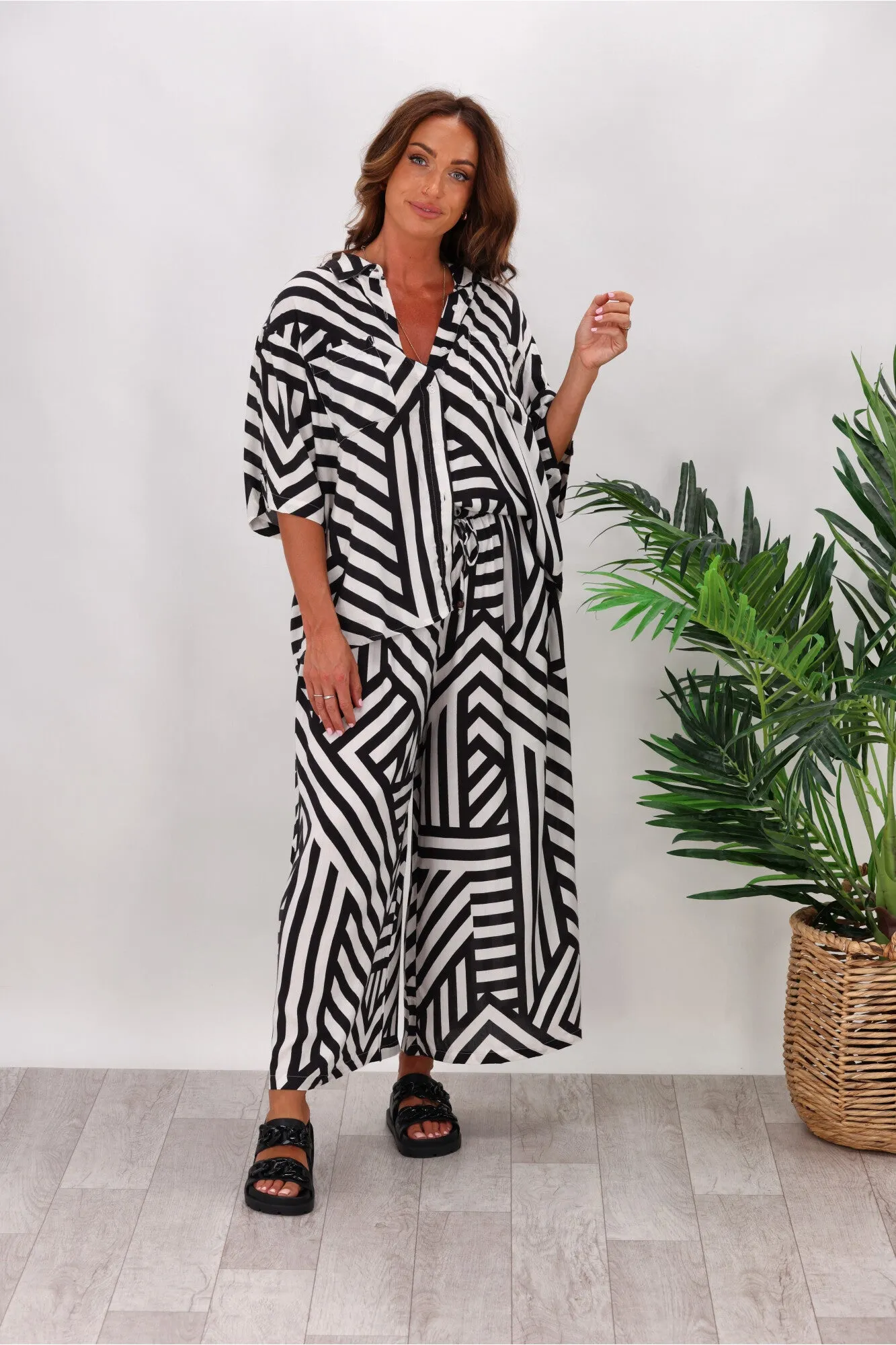 Joop & Gypsy Santorini Pant Black White sold by Shine On product image thumbnail 3