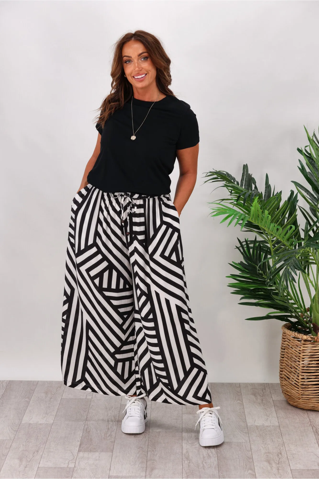 Joop & Gypsy Santorini Pant Black White sold by Shine On product image thumbnail 2