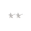 Pilgrim Oakley Recycled Starfish Earring Silver Plated sold by Shine On