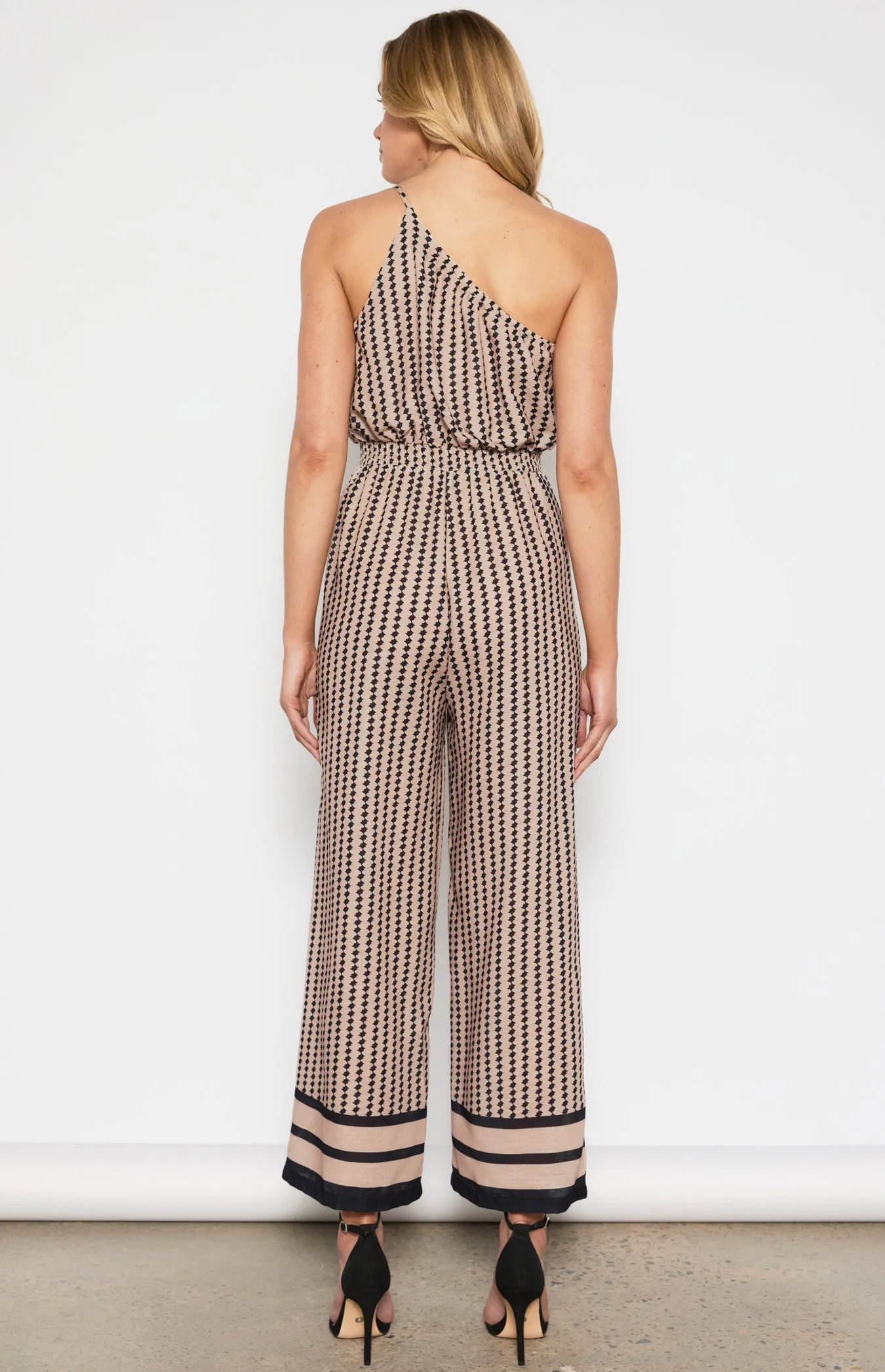 Style State Geo Print Jumpsuit Mocha sold by Shine On product image thumbnail 5