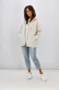 Silent Theory Oversized Zip Thru Hoody Oatmeal sold by Shine On