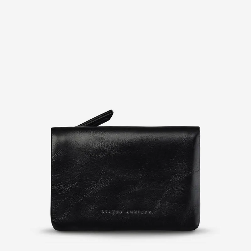 Status Anxiety Is Now Better Wallet Black made by Status Anxiety