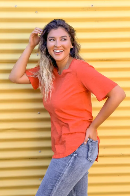 Betty Basics Ariana Tee Desert Sun sold by Shine On