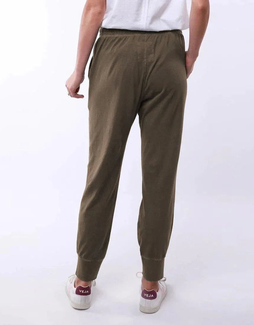 Elm Wash Out Lounge Pant Dark Khaki sold by Shine On product image thumbnail 4