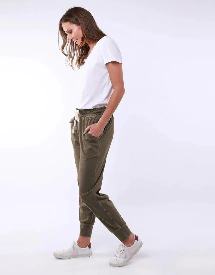 Elm Wash Out Lounge Pant Dark Khaki sold by Shine On product image thumbnail 3