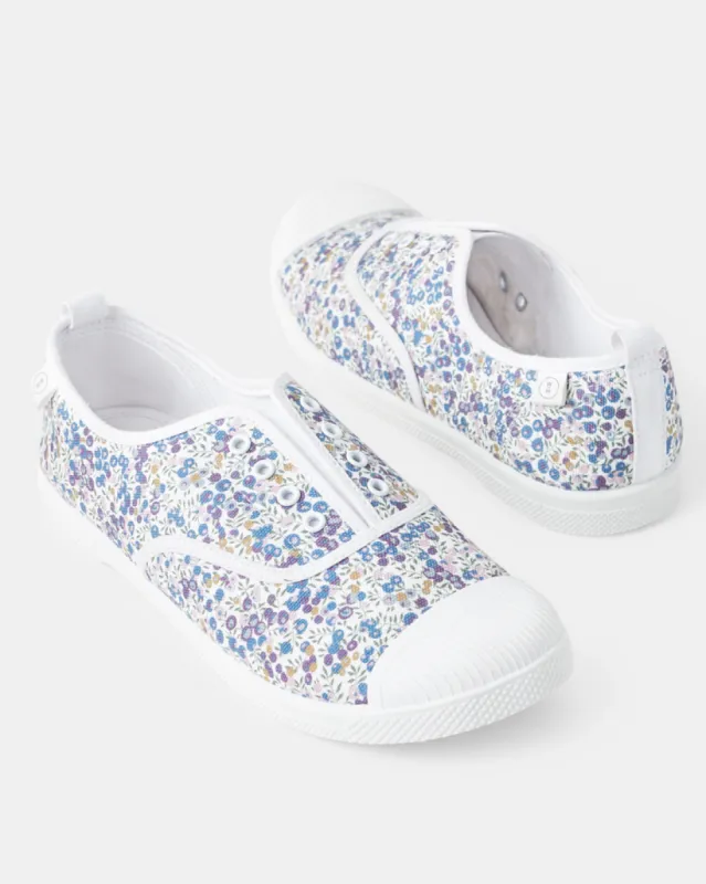 Walnut Liberty Euro Canvas Sneakers Wiltshire Bud Purple sold by Shine On