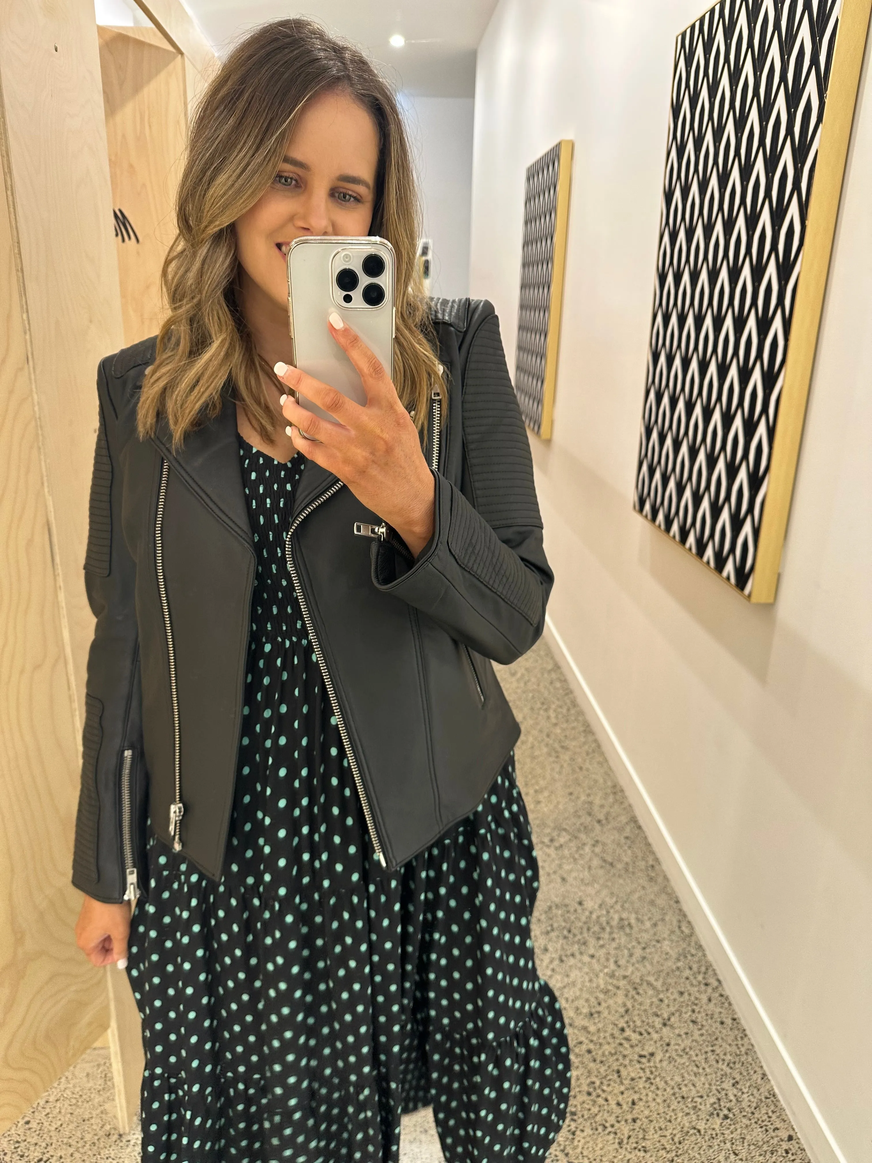 Federation Knew Leather Jacket Black sold by Shine On product image thumbnail 3