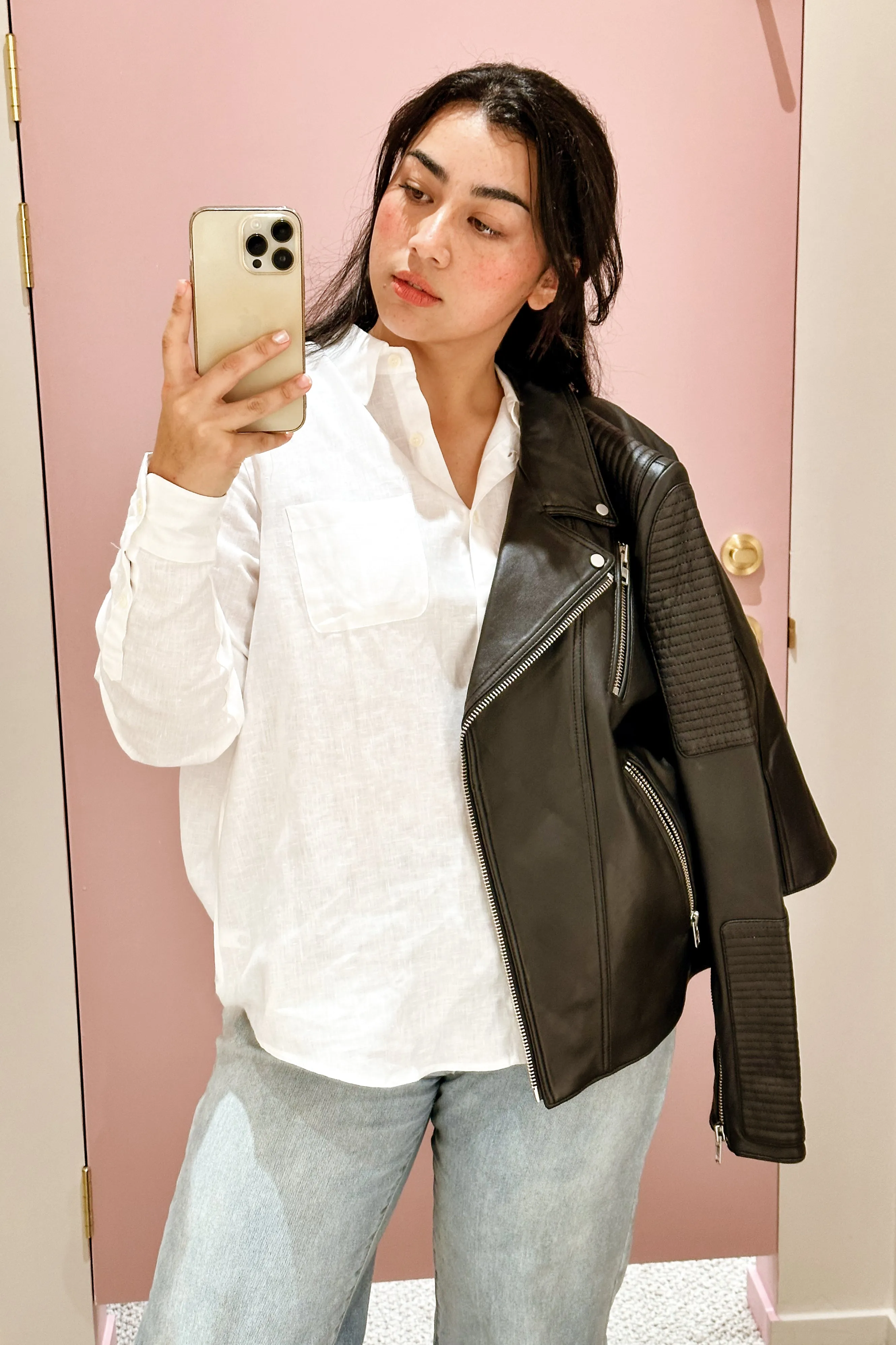 Federation Knew Leather Jacket Black sold by Shine On product image thumbnail 2