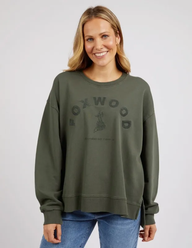 Foxwood Effortless Crew Khaki sold by Shine On