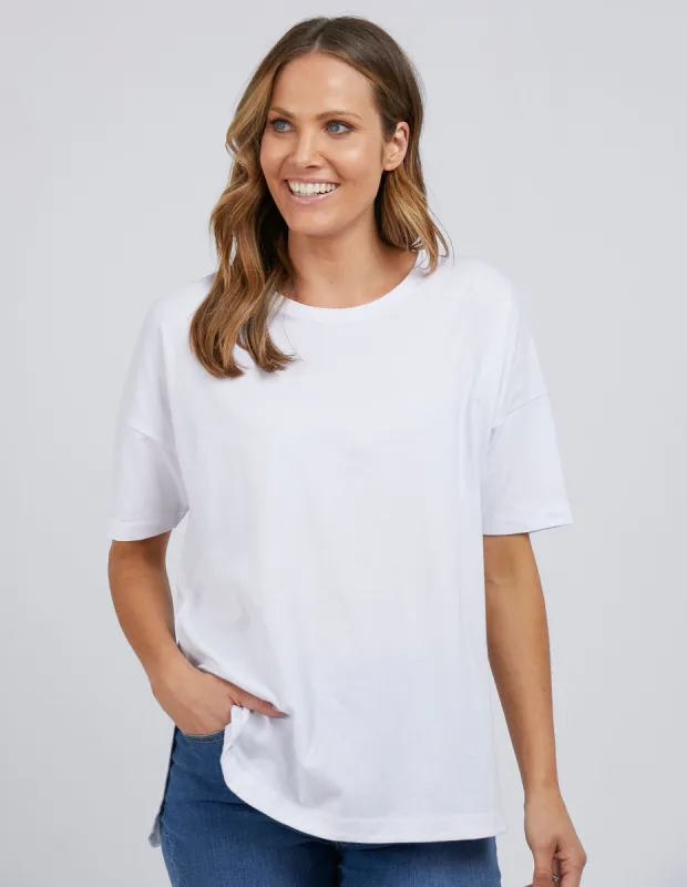 Elm Society S/S Tee White sold by Shine On