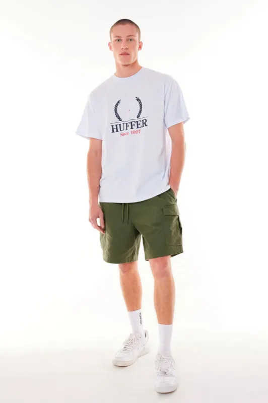 Huffer Mens Classic Tee/Winner White sold by Shine On