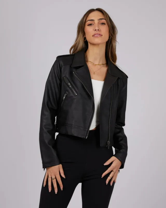 Jorge Demi Moto Jacket Black sold by Shine On