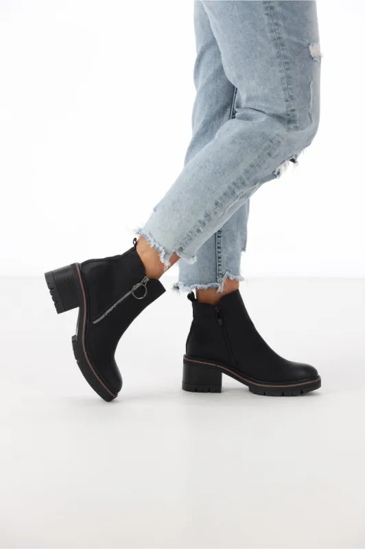 Los Cabos Madie Boot Black sold by Shine On