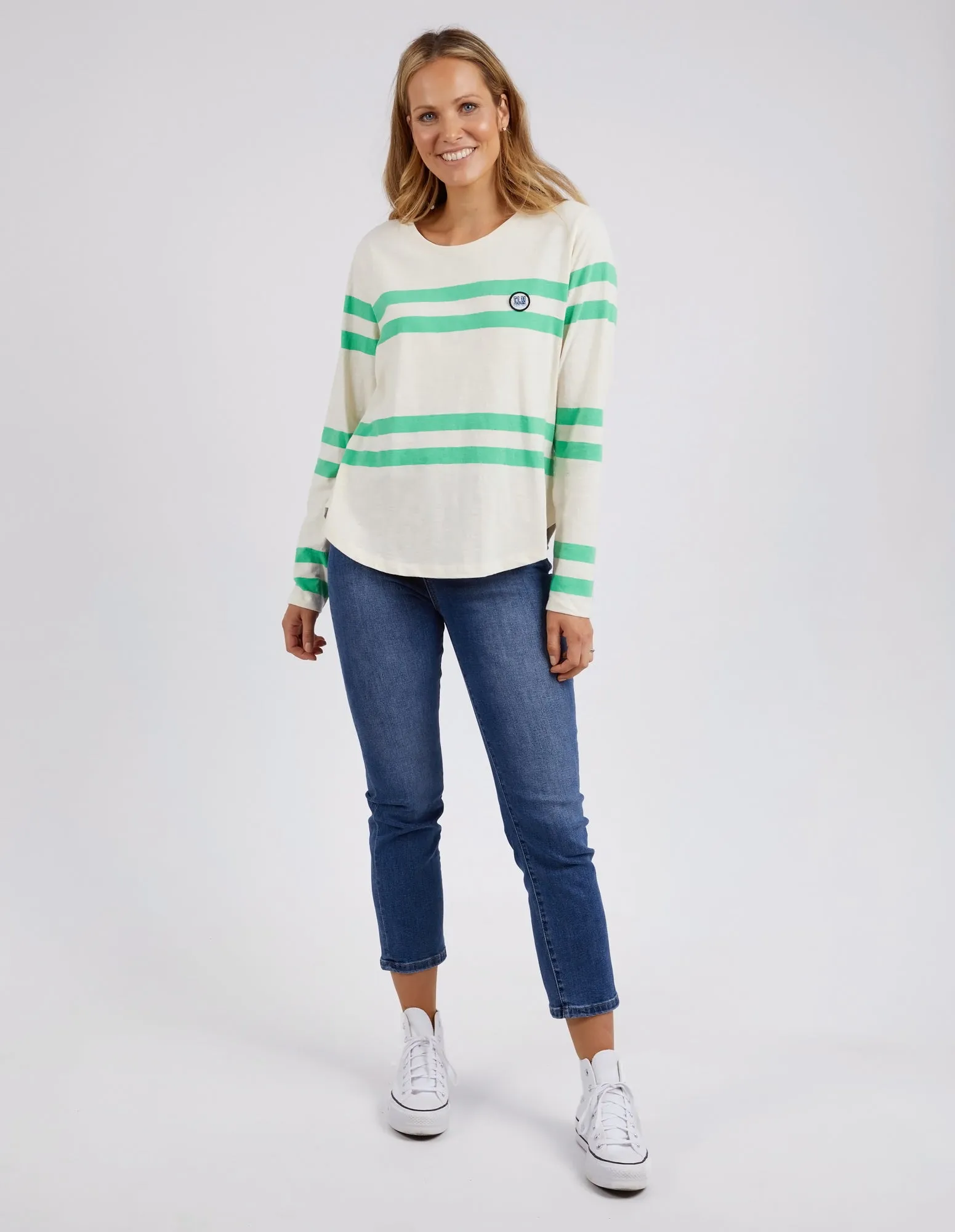Elm Allegra L/S Tee Meadow Stripe Tee sold by Shine On product image thumbnail 4