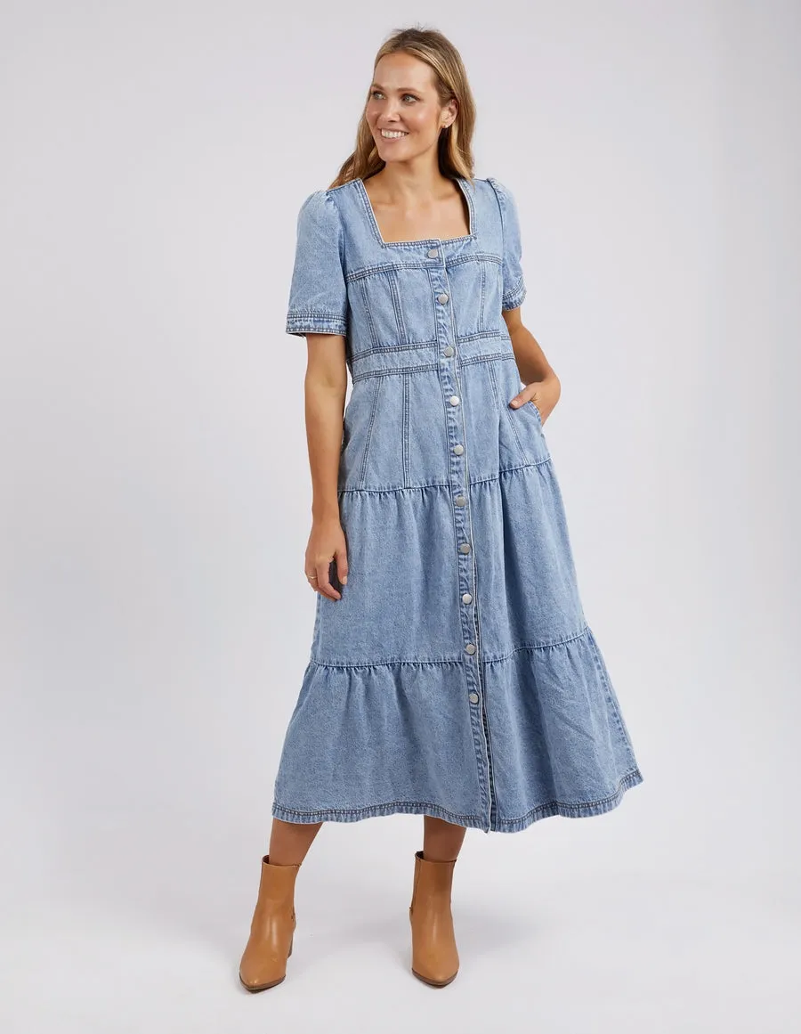 Foxwood Astrid Denim Dress Light Blue sold by Shine On product image thumbnail 2