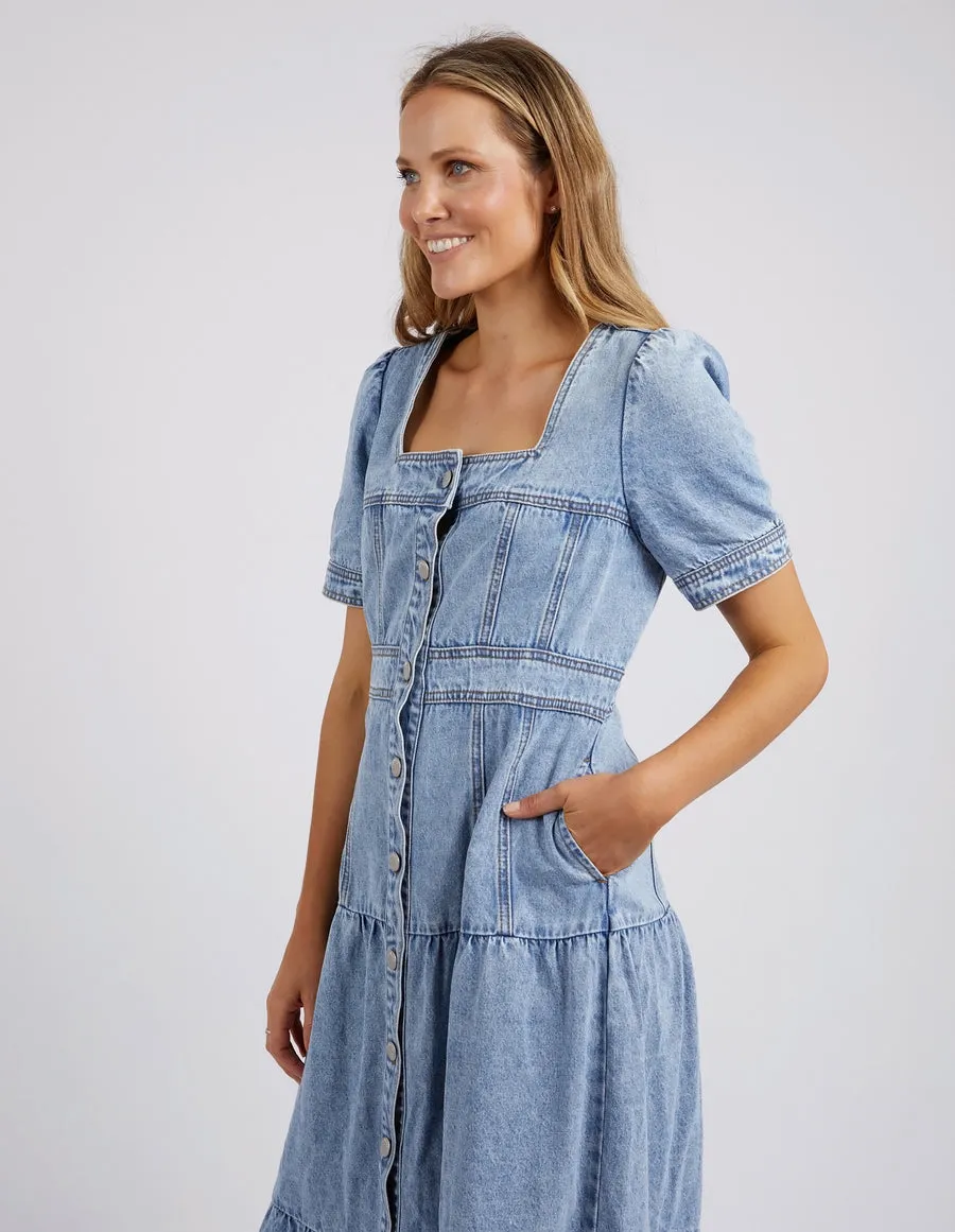 Foxwood Astrid Denim Dress Light Blue sold by Shine On product image thumbnail 4