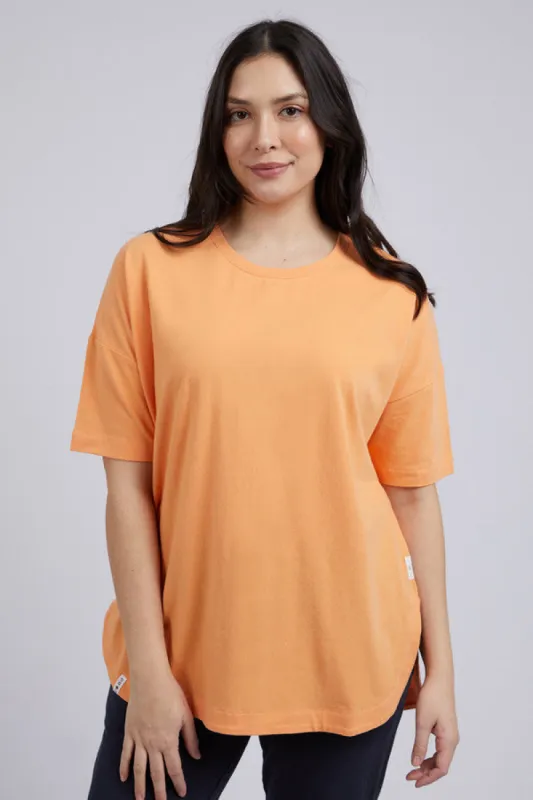 Elm Society S/S Tee Papaya sold by Shine On