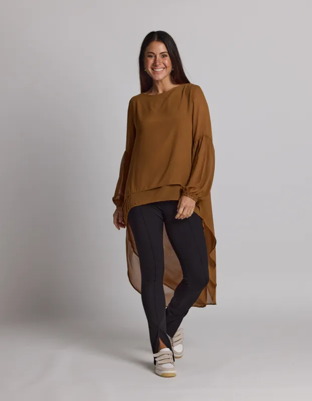 Stella + Gemma Saratoga Top Coffee sold by Shine On