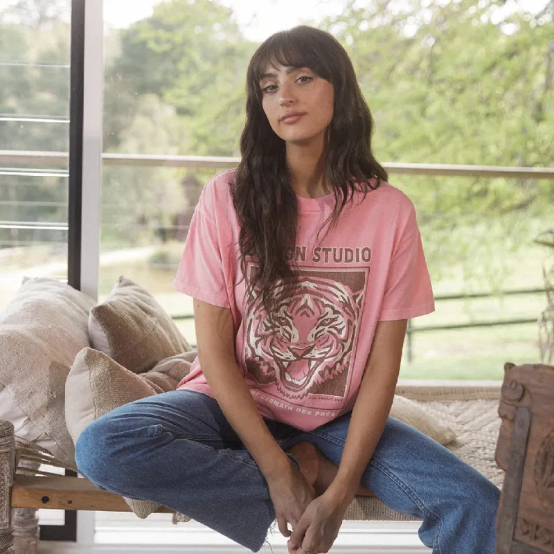 All About Eve Studio Standard Tee Pink made by All About Eve