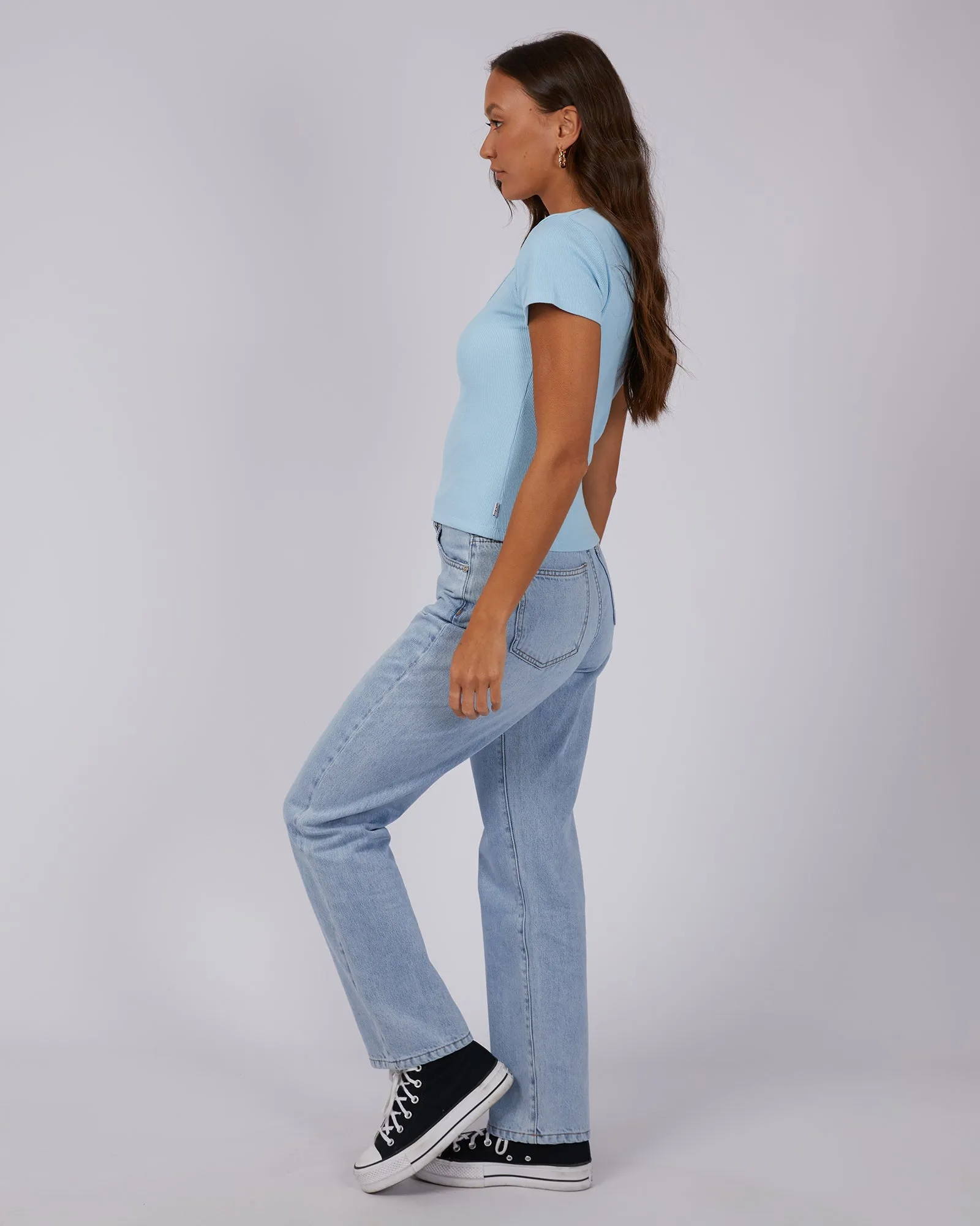 Silent Theory Hazel Tee Sky Blue sold by Shine On product image thumbnail 5