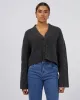 Silent Theory Eden Knit Cardi Charcoal sold by Shine On