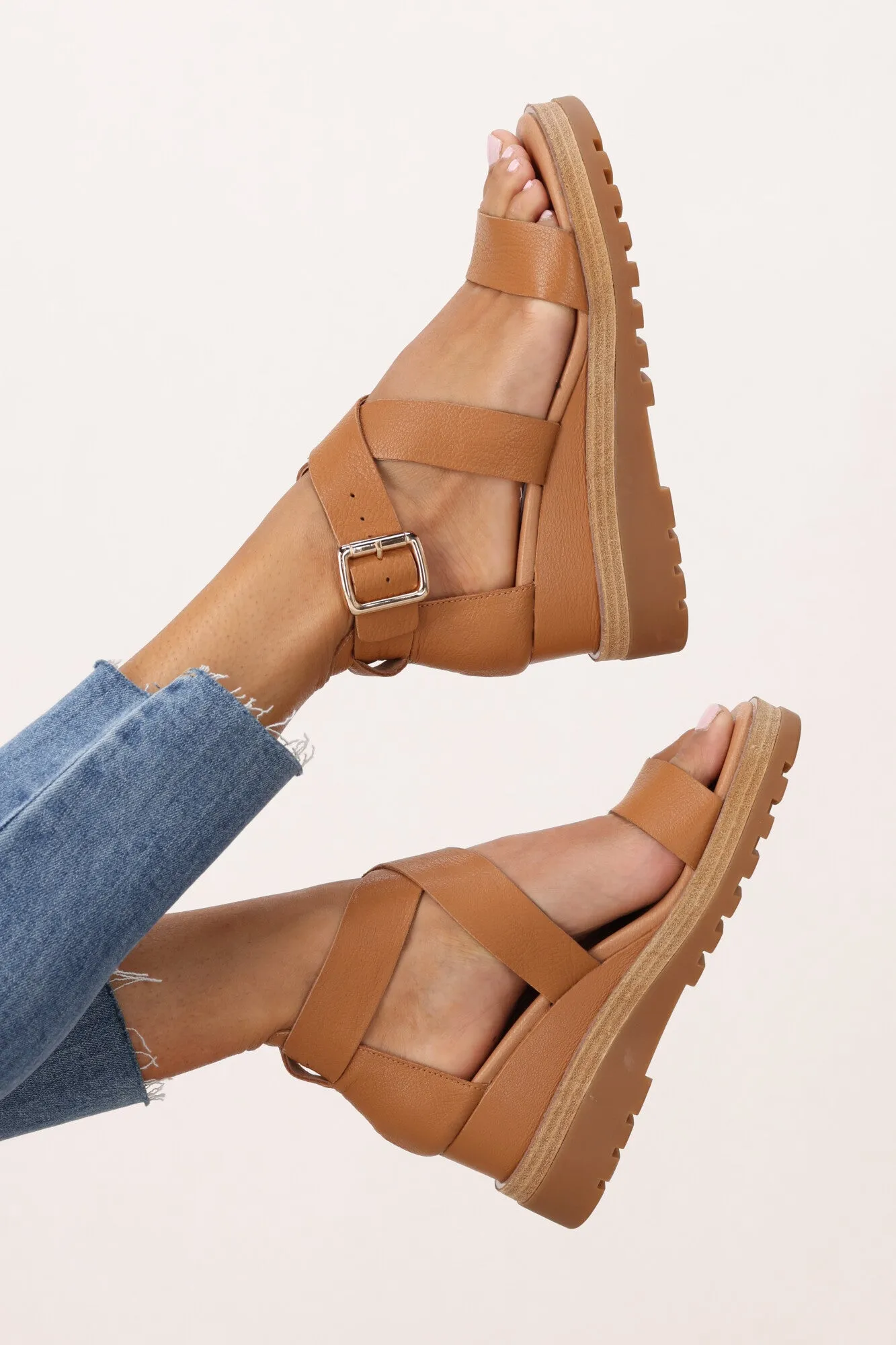 Django & Juliette Becker Dark Tan Honey Sole sold by Shine On product image thumbnail 2