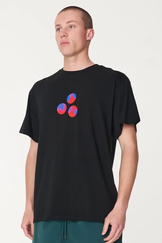 Huffer Mens Sup Tee/Hot 3 Ball Black sold by Shine On