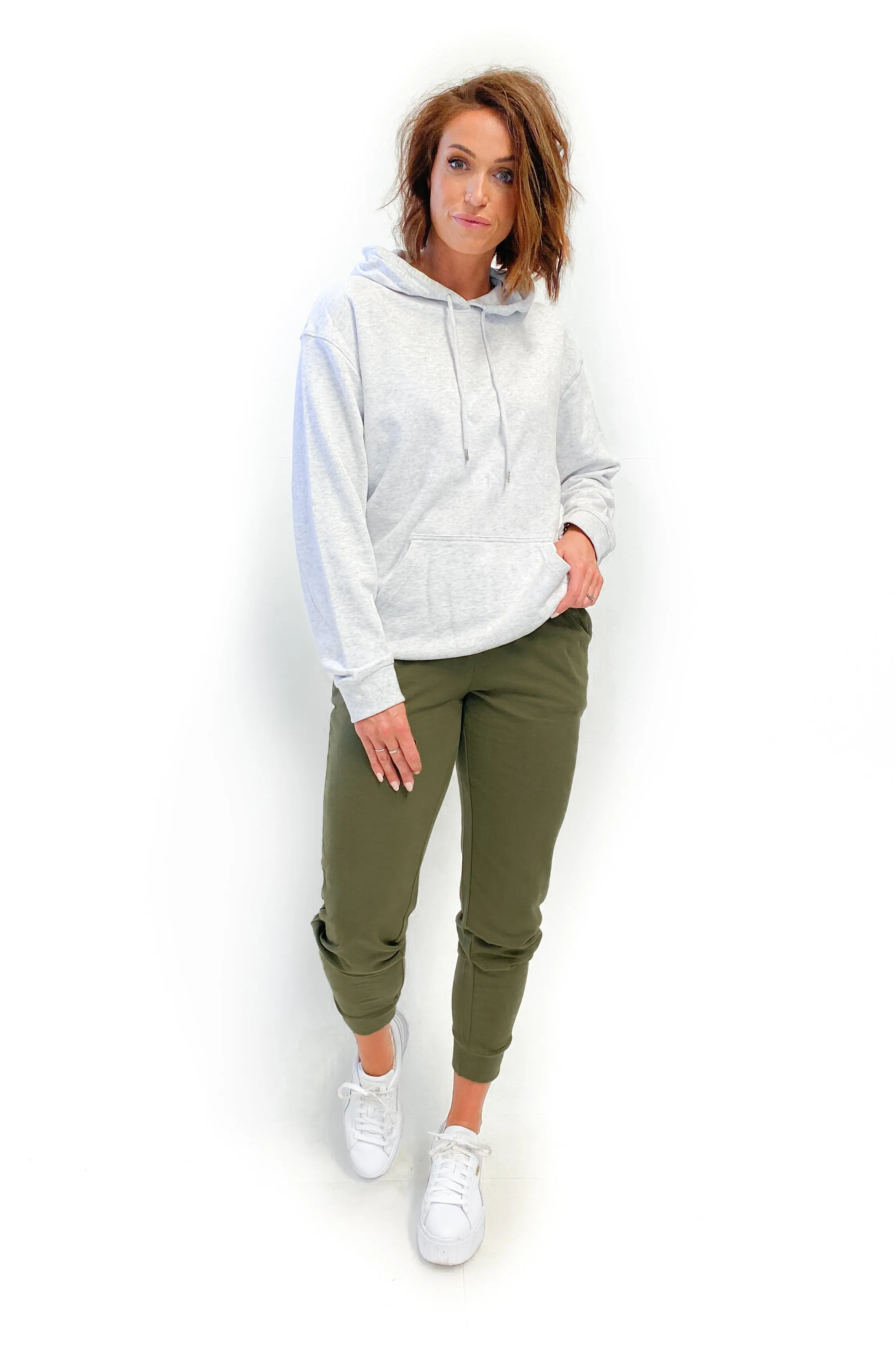 Betty Basics Lindsay Jogger Khaki sold by Shine On