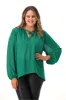 Gloss by Shine On Jessie Chiffon Blouse Jade Green sold by Shine On