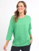 Elm Annie 3/4 Sleeve Tee Greenbriar sold by Shine On